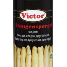 Asparagus spears in tins – white peeled